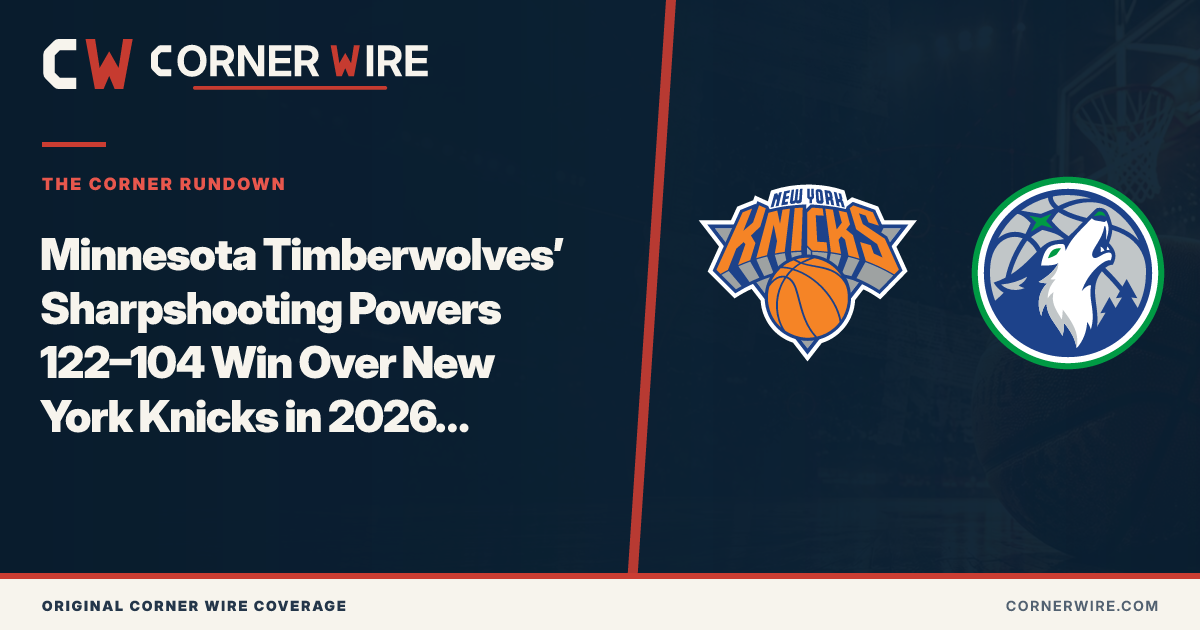 The Corner Rundown · Corner Wire graphic